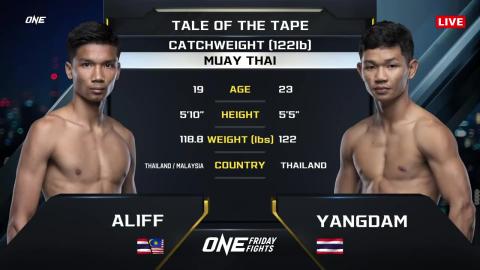 One Friday Fights 30 - Aliff Sor Dechapan vs Yangdam Pumpanmuang - August 24, 2023