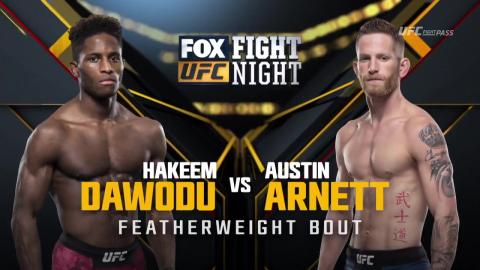 UFC on Fox 30 - Hakeem Dawodu vs Austin Arnett - Jul 27, 2018