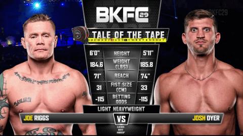 BKFC 29 - Joe Riggs vs Josh Dyer - Sep 10, 2022