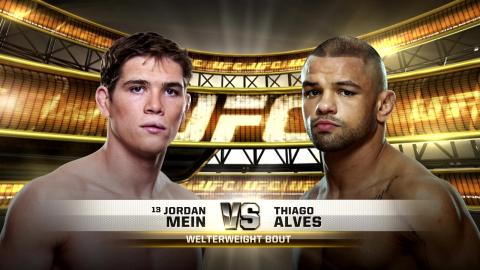 UFC 183 - Jordan Mein vs Thiago Alves - Jan 30, 2015