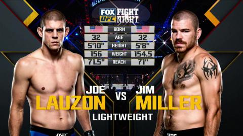 UFC on Fox 21 - Joe Lauzon vs Jim Miller - Aug 27, 2016