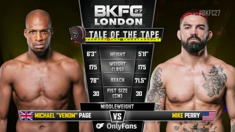 BKFC 27 - Mike Perry vs Michael Page - Aug 20, 2022