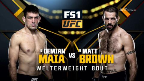 UFC 198 - Matt Brown vs Demian Maia - May 13, 2016