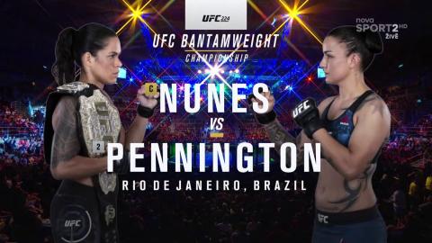 UFC 224 - Amanda Nunes vs Raquel Pennington - May 12, 2018