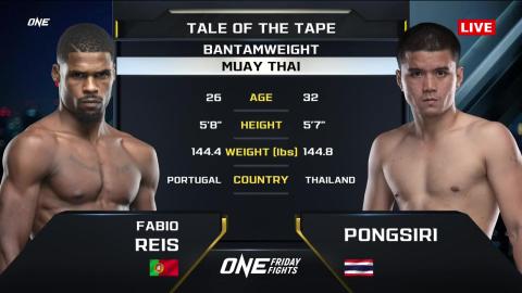 One Friday Fights 24 - Pongsiri PK. Saenchai vs Fabio Reis - July 06, 2023