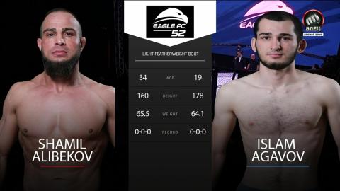 Eagle FC 52 - Shamil Alibekov vs Islam Agavov - June 16, 2023