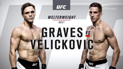 UFC 201 - Bojan Velickovic vs Michael Graves - Jul 30, 2016