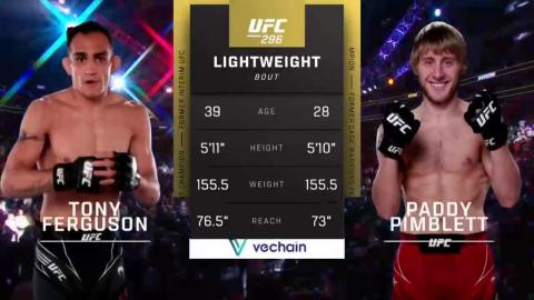 UFC 296 - Tony Ferguson vs Paddy Pimblett - December 16, 2023