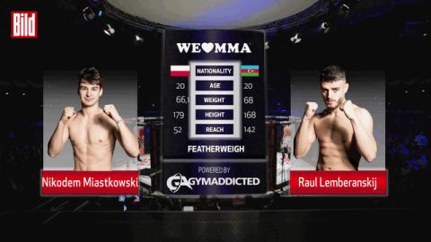 We Love MMA 59 - Raul Lemberanskij vs Nikodem Miastkowski - Sep 17, 2022