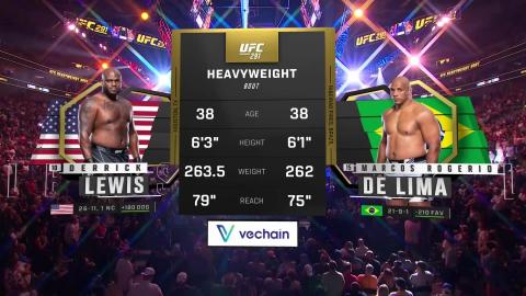 UFC 291 - Derrick Lewis vs Marcos Rogério de Lima - July 29, 2023