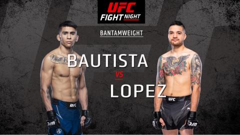 UFC Fight Night 214 - Mario Bautista vs Benito Lopez - Nov 05, 2022
