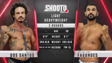 Shooto Brasil 118 - João Paulo Fagundes vs Júlio César Santos - June 29, 202