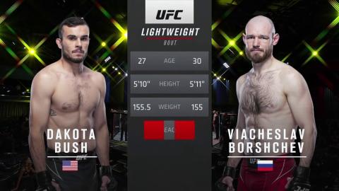 UFC on ESPN 32 - Dakota Bush vs Viacheslav Borshchev - Jan 15, 2022