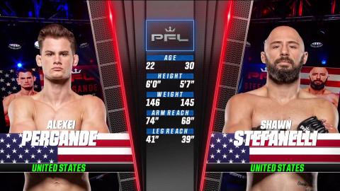PFL 9 - Alexei Pergande vs Shawn Stefanelli - August 23, 2023