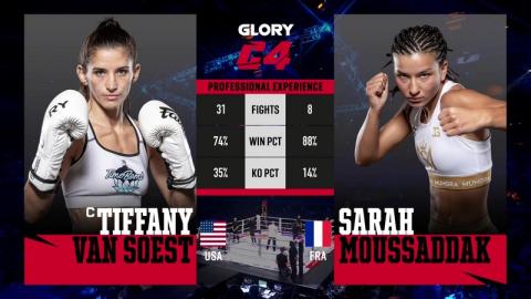 Glory Collision 4 - Tiffany van Soest vs Sarah Moussaddak - Oct 08, 2022