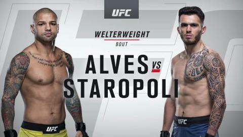 UFC 237 - Thiago Alves vs Laureano Staropoli - May 11, 2019