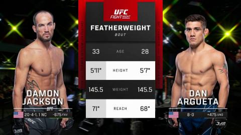 UFCFN 207 : Damon Jackson vs Dan Argueta - June 4, 2022