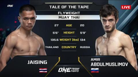 One Friday Fights 24 - Amir Abdulmuslimov vs Jaising Sitnayokpunsak - July 06, 2023