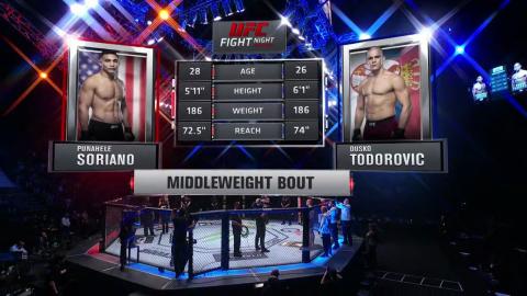 UFC on ABC 1 - Punahele Soriano vs Dusko Todorovic - Jan 17, 2021