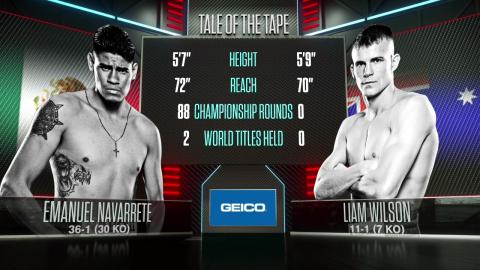 Boxing - Emanuel Navarrete vs Liam Wilson - Feb 03, 2023