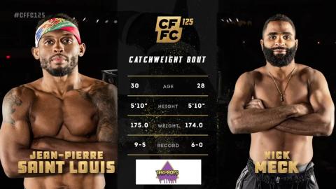 CFFC 125 - J.P. Saint Louis vs Nick Meck - September 14, 2023