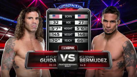 UFC on FOX 12 - Clay Guida vs Dennis Bermudez - Jul 25, 2014
