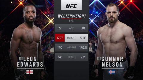 UFC Fight Night 147 - Leon Edwards vs Gunnar Nelson - Mar 16, 2019