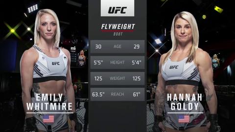 UFCFN 192 - Emily Whitmire vs Hannah Goldy - Sep 18, 2021