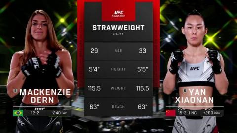 UFC Fight Night 211 - Mackenzie Dern vs Yan Xiaonan - Oct 01, 2022