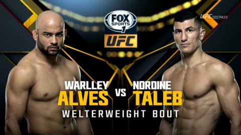 UFC 190 - Nordine Taleb vs Warlley Alves - Aug 1, 2015