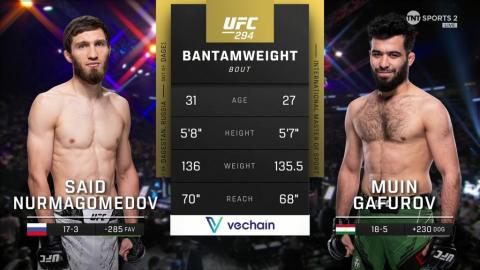 UFC 294 - Said Nurmagomedov vs Muin Gafurov - 21 October, 2023