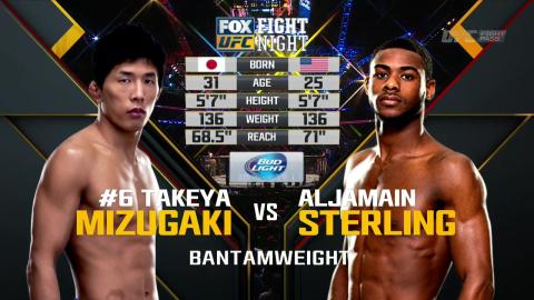 UFC on FOX 15 - Takeya Mizugaki vs Aljamain Sterling - Apr 17, 2015