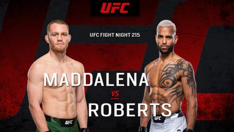 UFC Fight Night 215 - Jack Della Maddalena vs Danny Roberts - Nov 19, 2022