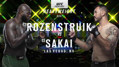 UFCFN 189 - Jairzinho Rozenstruik vs Augusto Sakai - Jun 5, 2021