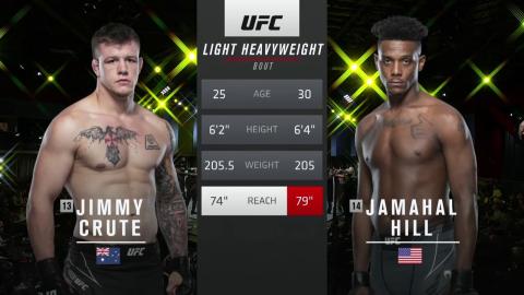 UFC on ESPN 31 - Jimmy Crute vs Jamahal Hill - Dec 4, 2021