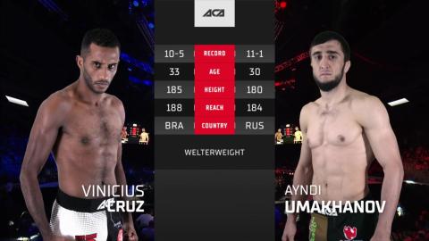 ACA 159 - Vinicius Cruz vs Ayndi Umakhanov - June 15, 2023