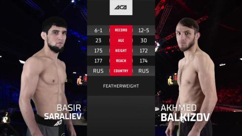 ACA 159 - Basir Saraliev vs Akhmed Balkizov - June 15, 2023