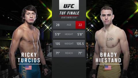 UFC on ESPN 30 - Ricky Turcios vs Brady Hiestand - Aug 28, 2021