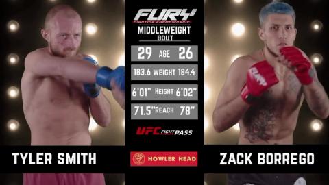 Fury FC 73 - Zack Borrego vs Tyler Smith - Jan 29, 2023