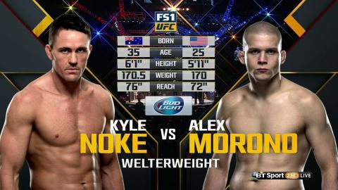 UFC 195 - Kyle Noke vs Alex Morono - Jan 02, 2016