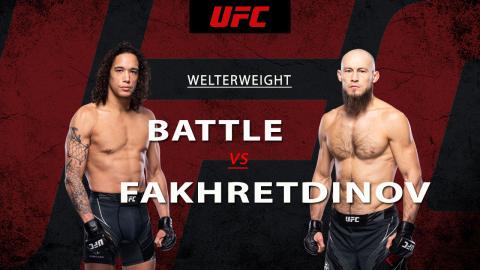UFC Fight Night 216 - Bryan Battle vs Rinat Fakhretdinov - Dec 17, 2022