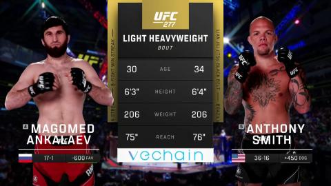 UFC 277: Magomed Ankalaev vs Anthony Smith - Jul 31, 2022