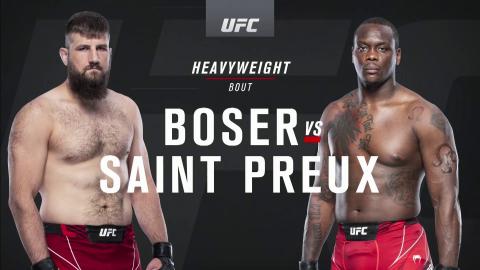 UFCFN 190 - Tanner Boser vs Ovince Saint Preux - Jun 26, 2021