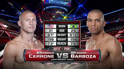 UFC on FOX 11 - Edson Barboza vs Donald Cerrone - Apr 19, 2014
