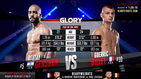 Itay Gershon VS Guerric Billet _ Sep - 04, 2021