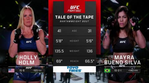 UFC Vegas 77 - Holly Holm vs Mayra Bueno Silva - July 15, 2023