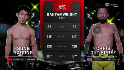 UFC Fight Night 233 - Song Yadong vs Chris Gutierrez - December 09, 2023