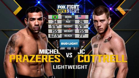 UFC on FOX 20 - Michel Prazeres vs JC Cottrell - Jul 23, 2016