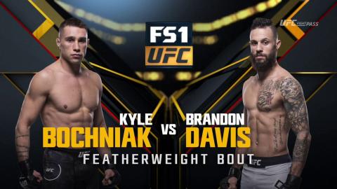 UFC 220 - Kyle Bochniak vs Brandon Davis - Jan 19, 2018