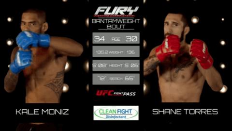 Fury FC 69 - Shane Torres vs Kale Moniz - Sep 23, 2022